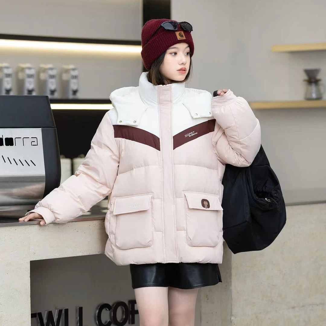 冬季新款女大童羽绒服文杭8810