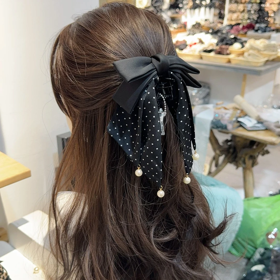 2号链接，马尾夹发夹，直播间看款，气质温柔风名媛风发夹抓夹