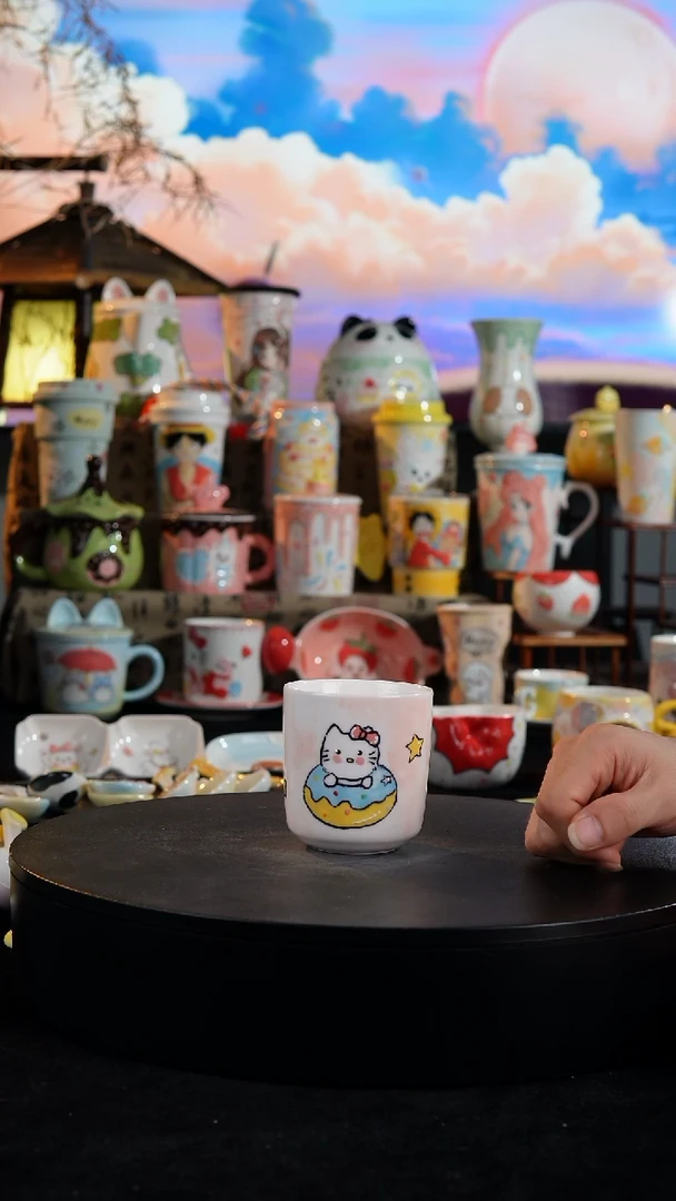 陶瓷便携款手工手绘景德镇陶瓷