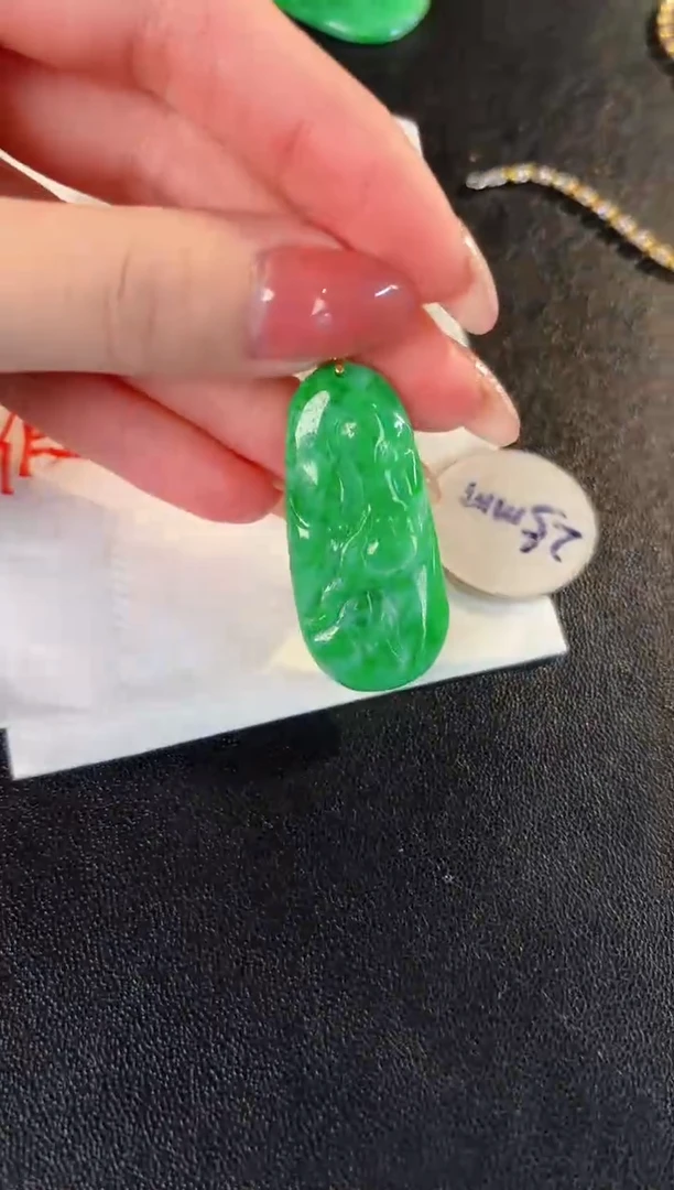 【闪购商品】翡翠颈饰18K金镶嵌缅料A货/支持复检/一件