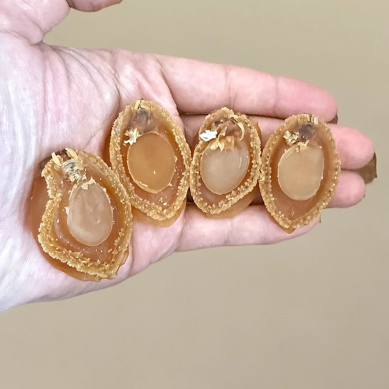 【50头黄金鲍推荐】鲍鱼干淡晒干50头 红烧干度好250g/500g/1000g家