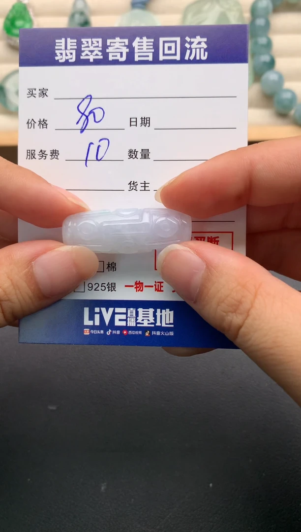 翡翠未镶嵌颈饰10138289