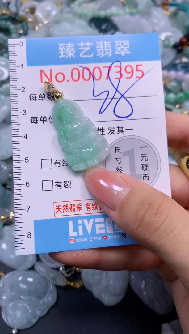颈饰未镶嵌翡翠7395