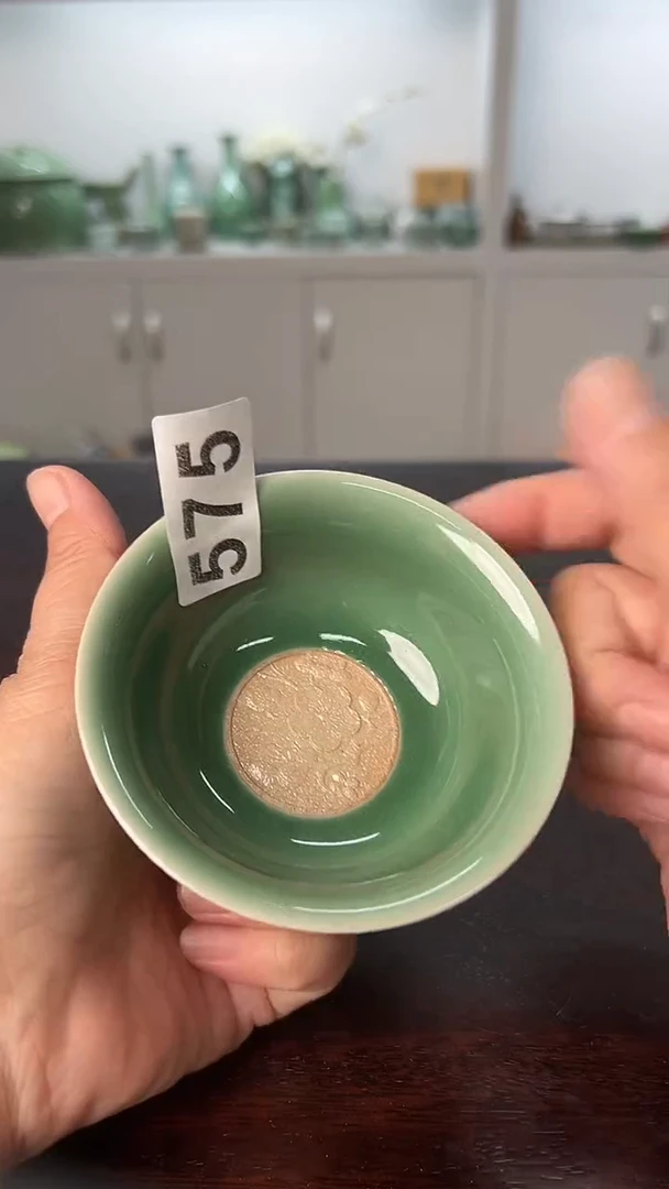 龙泉云间青瓷小米茶器