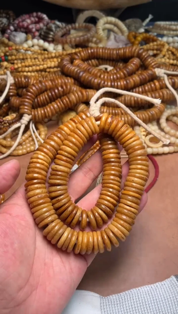 其他牛骨杂件708-无髓倒角嘎嘎长串