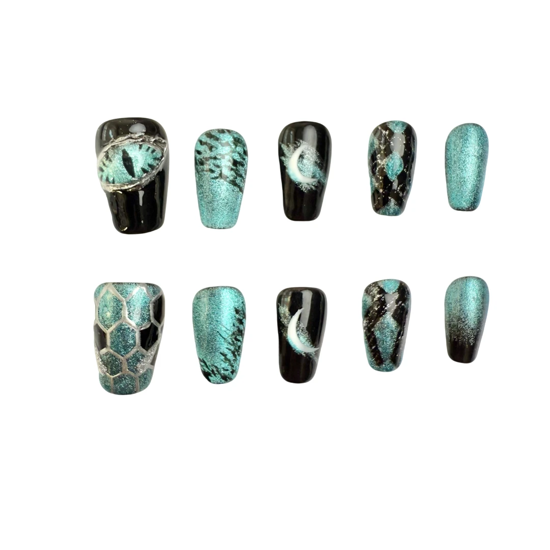 MOONSHERO/梦栖泺塞壬倾月手工穿戴甲MY240431