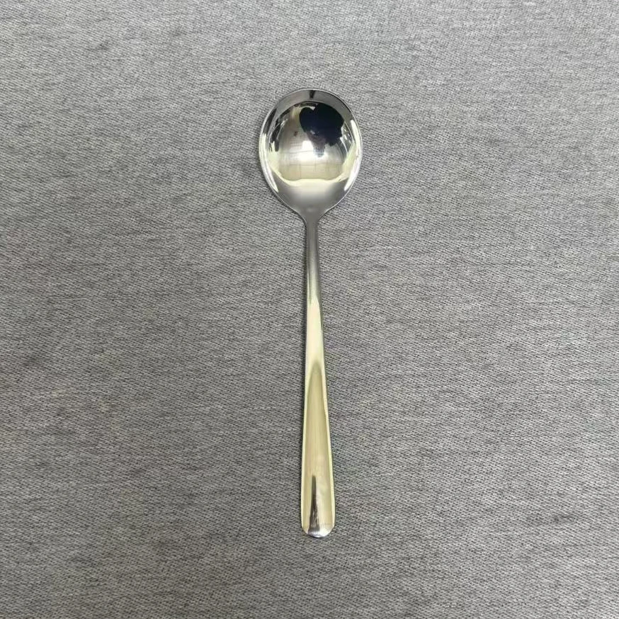 1-063 316L不锈钢饭勺 长约20CM 重约60g