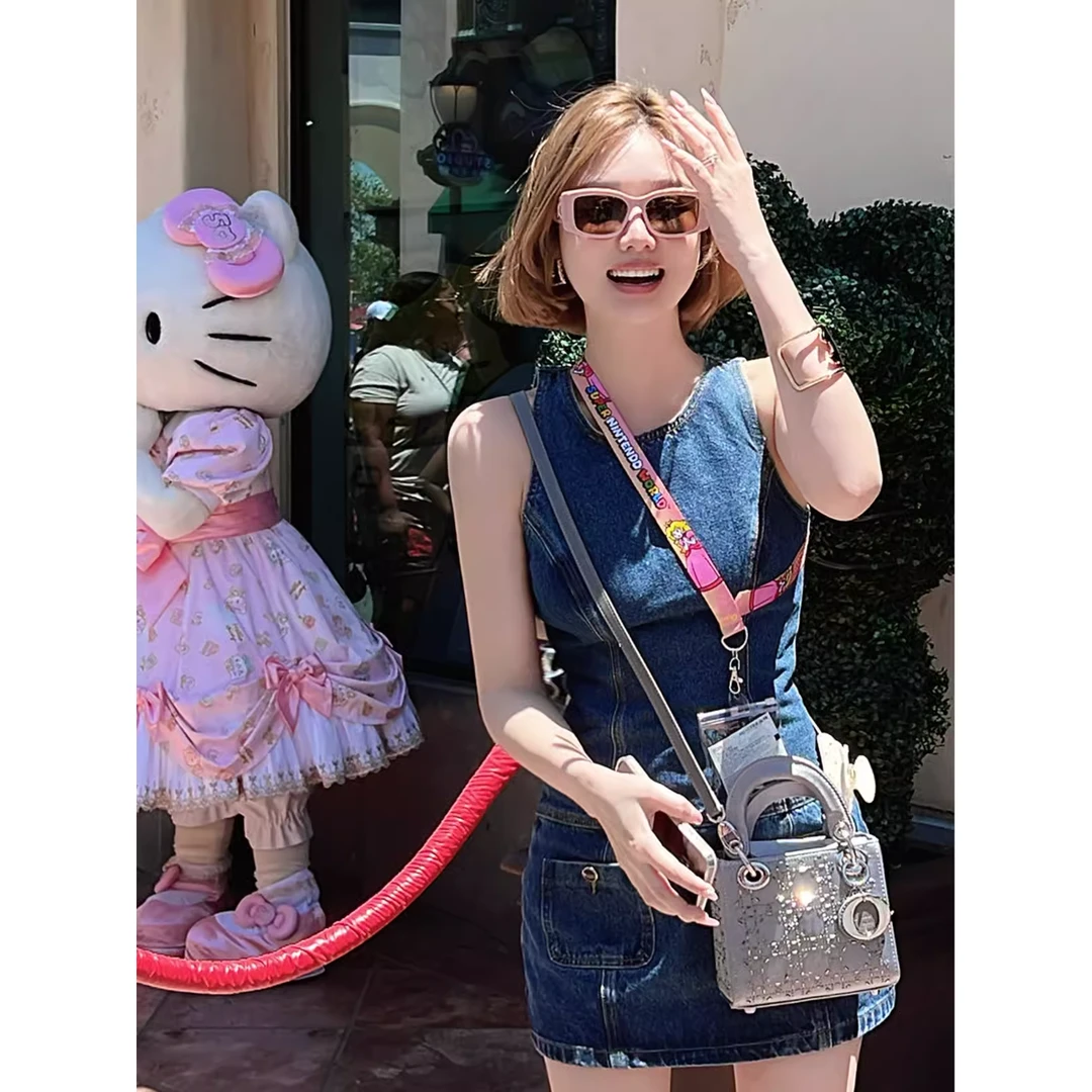 【乖乖女】LL240479 牛仔连衣裙