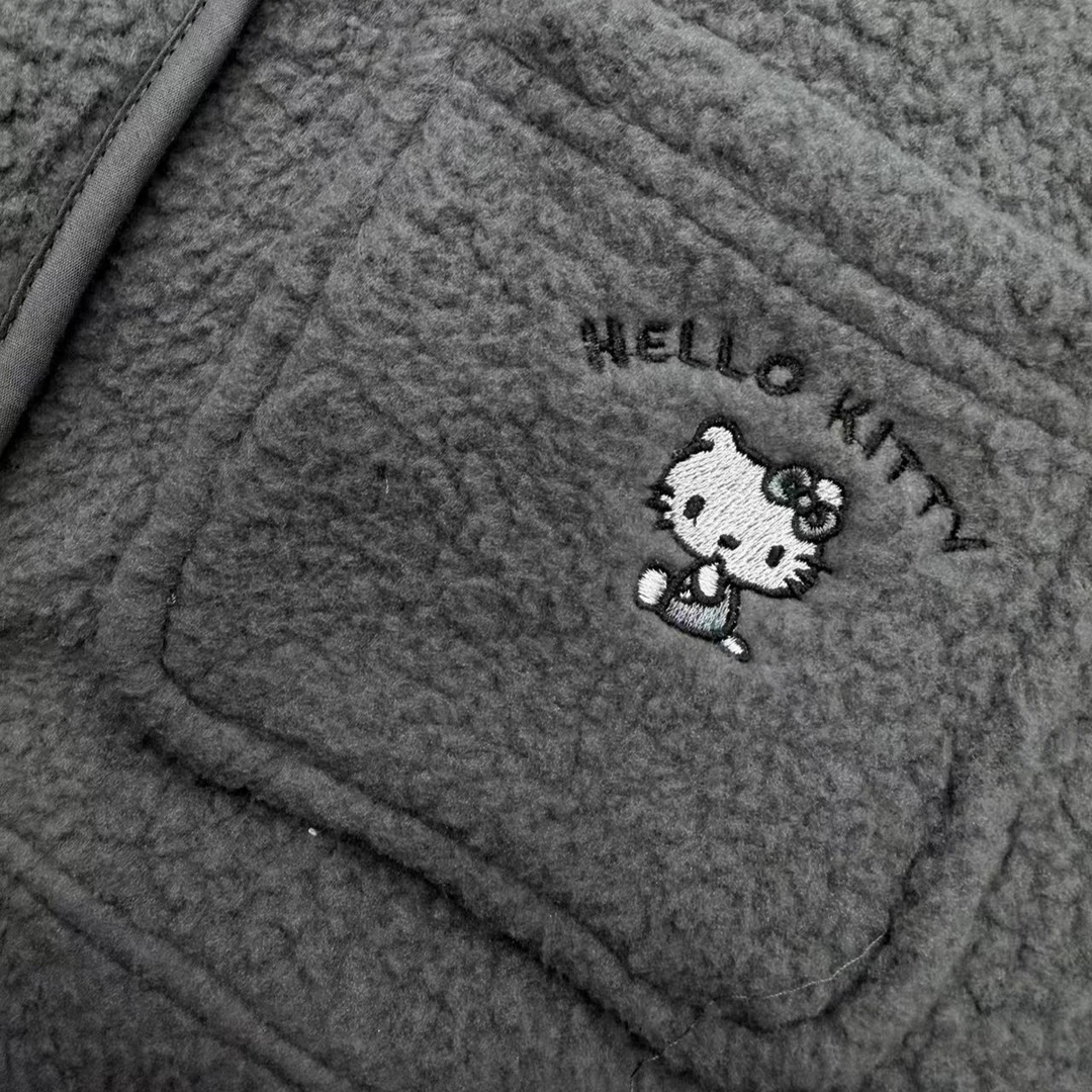 韩国正品不支持退换/BY/KT猫摇粒绒外套/1212