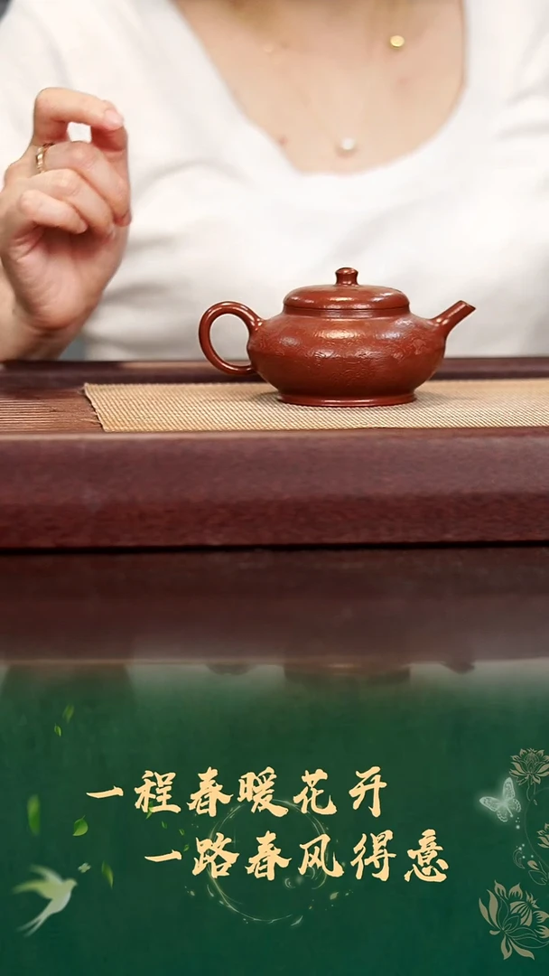 茶壶紫砂孙秋秋 观沧海 全手工大红袍