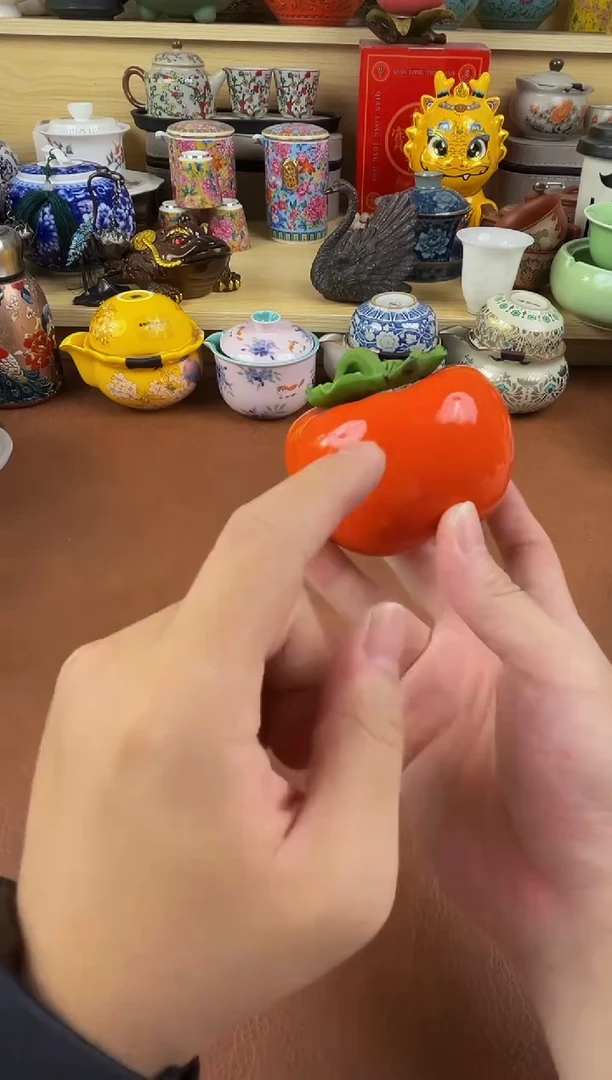 陶瓷茶具摆件旅行套组