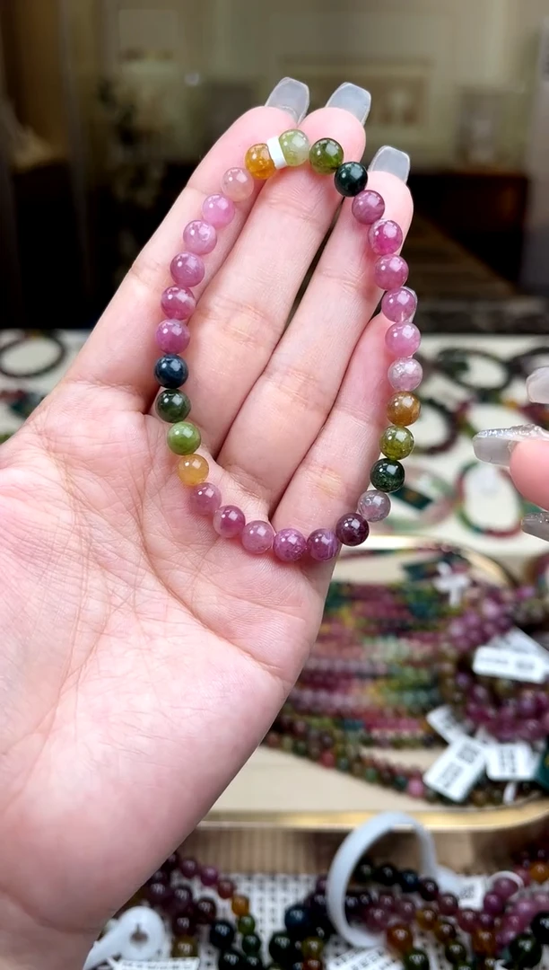 【闪购商品】碧玺/未镶嵌6mm+碧玺单圈多样性发货