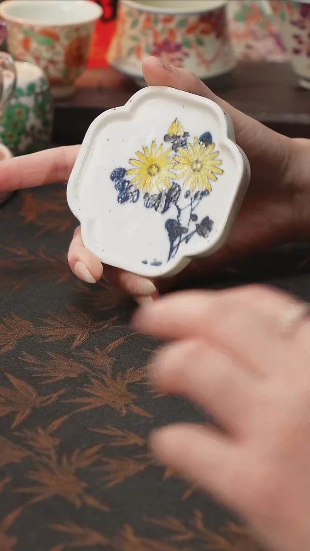 杯景德镇陶瓷杯碗柴烧多人