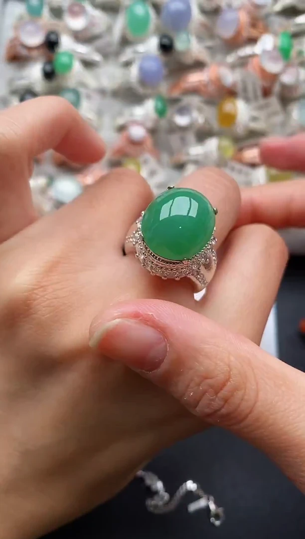 未镶嵌戒指翡翠7777777+1