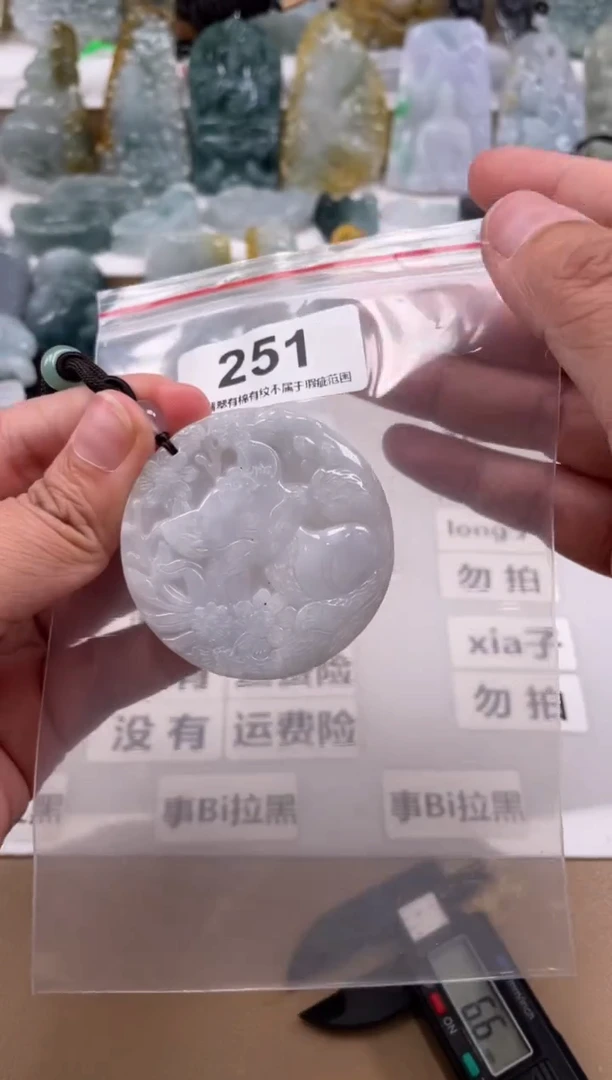 【闪购商品】翡翠颈饰未镶嵌天然缅甸A货翡翠251