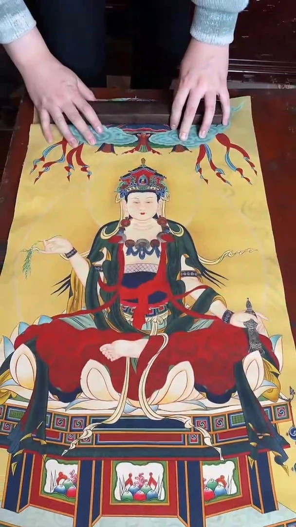 卷轴画手绘唐卡113