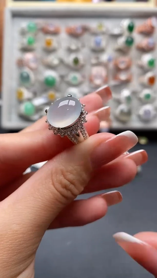 未镶嵌戒指翡翠6666666+5