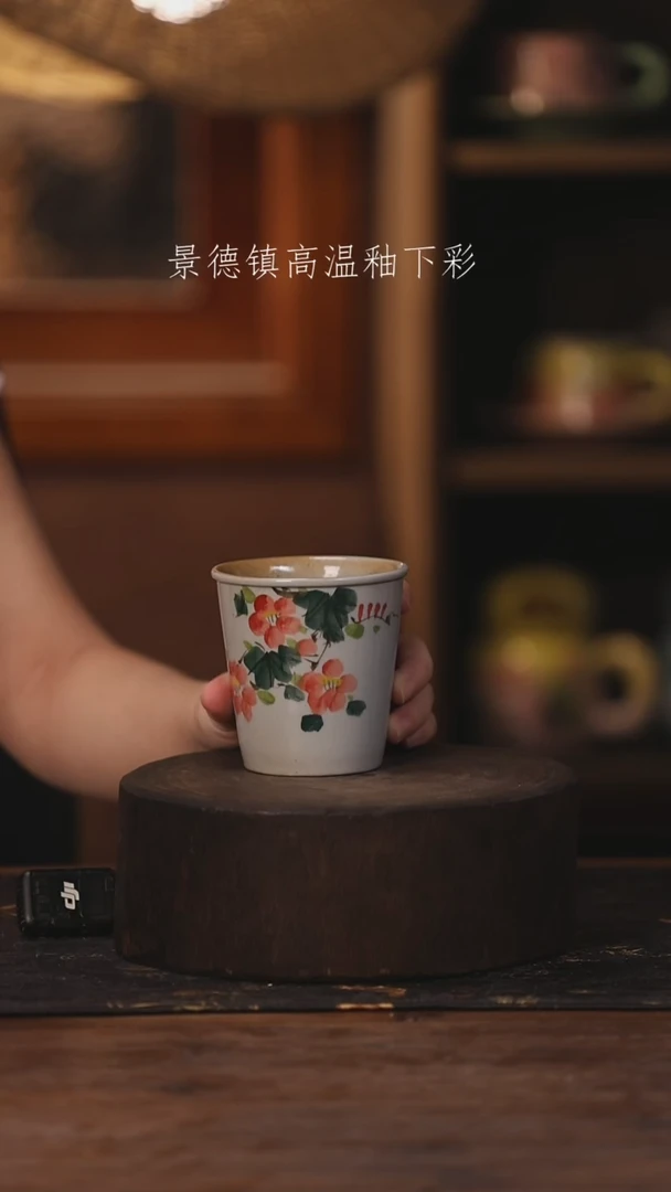 陶瓷景德镇高温釉下手绘陶瓷163
