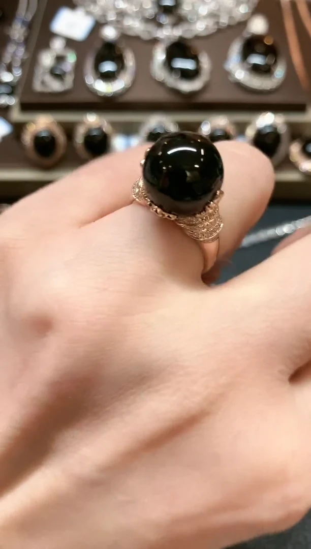 【闪购商品】翡翠戒指18K金镶嵌b255不退换