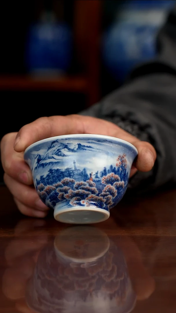 景琳藏青花北派山水缘起圣地