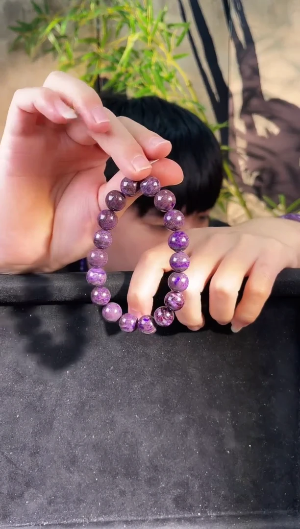 苏纪石（舒俱来）未镶嵌手串南非舒俱来老矿