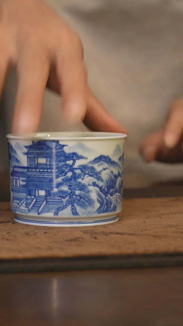 瓷片柴窑青花破价福利