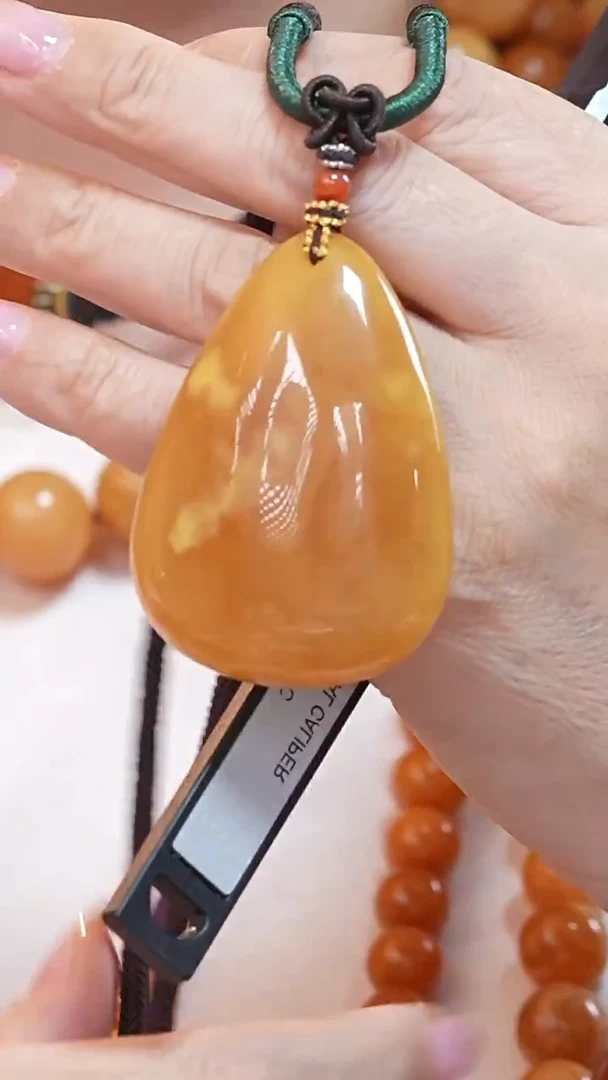 蜜蜡颈饰未镶嵌2455天然蜜蜡珠宝奇石云端妖孽全部保真