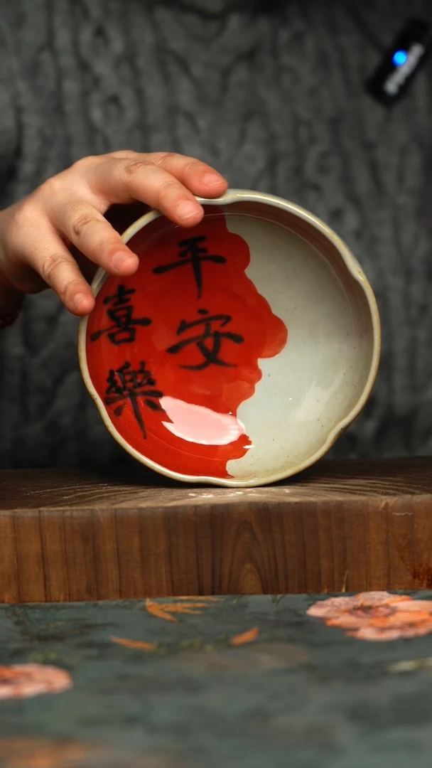 杯釉下彩手工手绘同款陶器