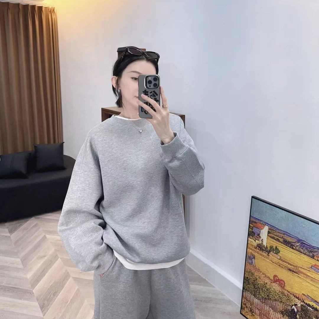 CSPOT 套装净版圆领上衣果冻空气层