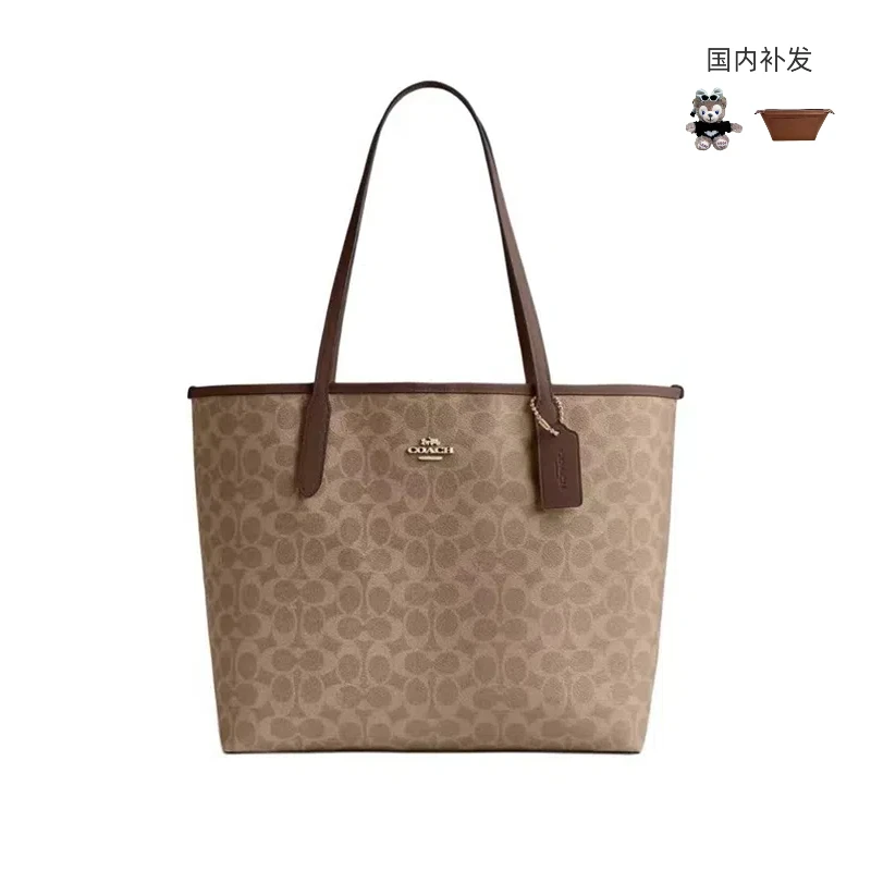 COACH/蔻驰City 33 托特包单肩手提包33*16*29cm/CV976-IMXHE-Z