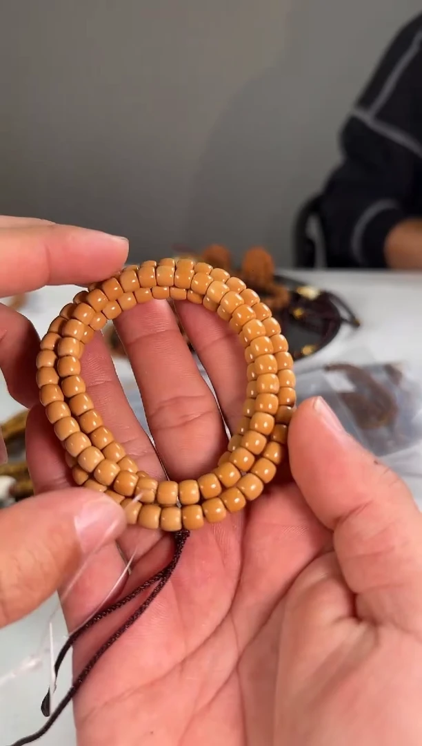 手串橄榄核老挝核尖尺寸5.9