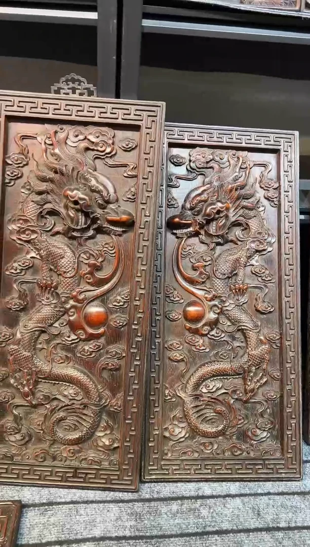 木紫檀雕刻一物一拍