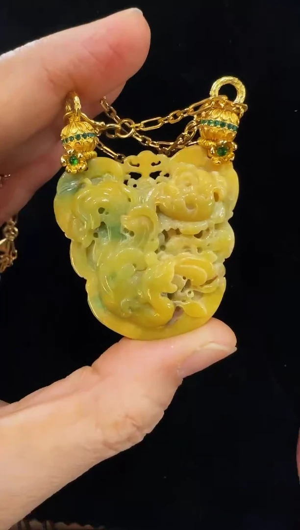 颈饰未镶嵌翡翠国风