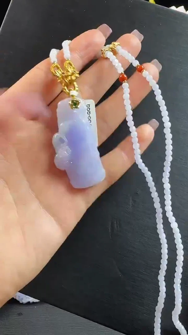颈饰未镶嵌翡翠竹节