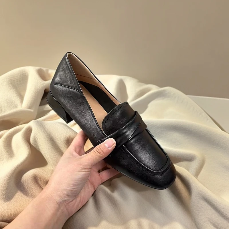 2265-F2-2-时尚百搭2025春季新款单鞋女式小皮鞋