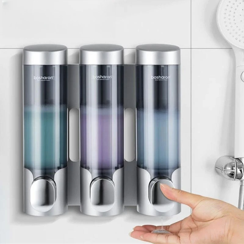 皂液器瓶按压壁挂式免打孔挂墙壁洗手液酒店宾馆洗发水沐浴露盒子