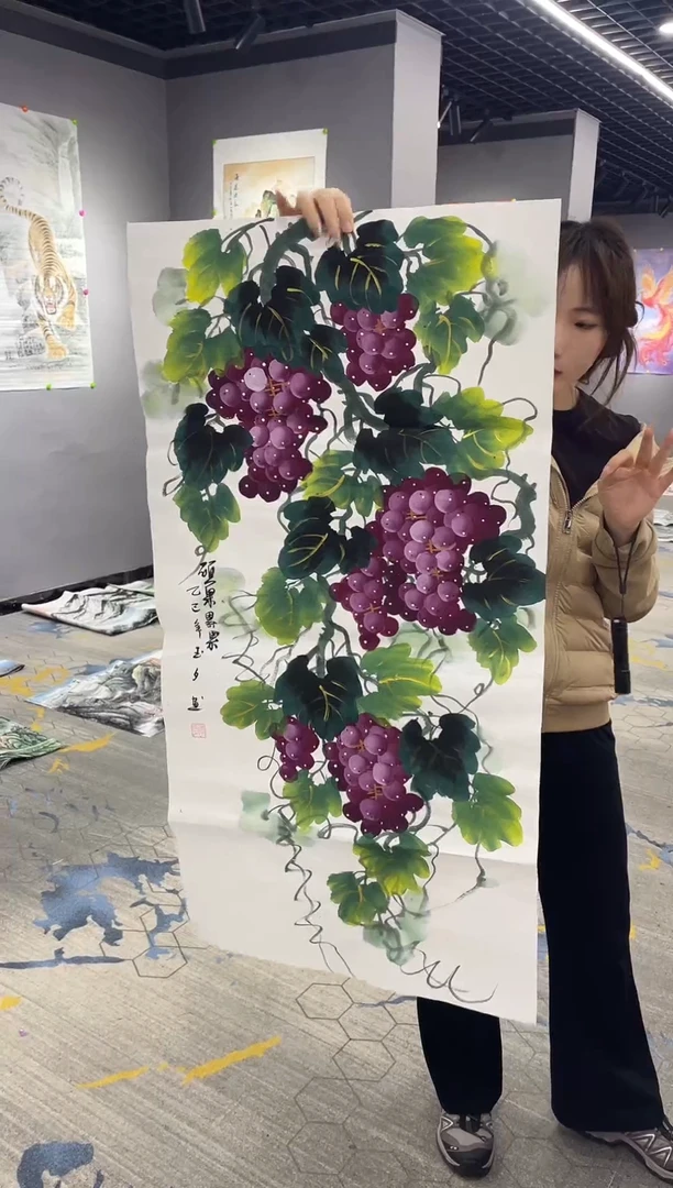 真人名画手工手绘
