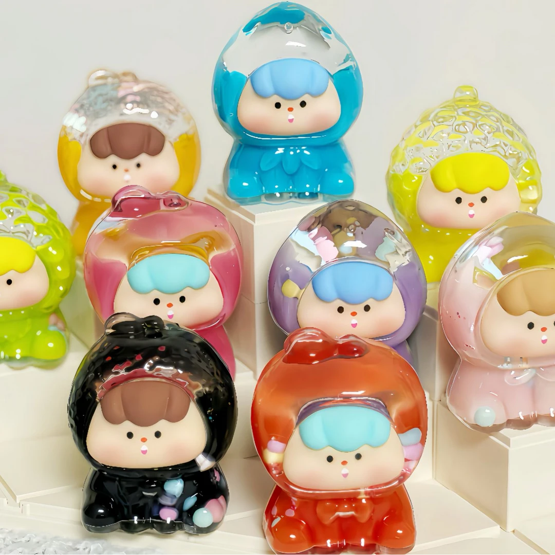 直播拆【九宫格+许愿】流沙大号水果崽崽立体可爱DIY女孩树脂摆件