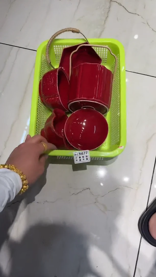 瓷片微瑕商品，介意勿拍-套组
