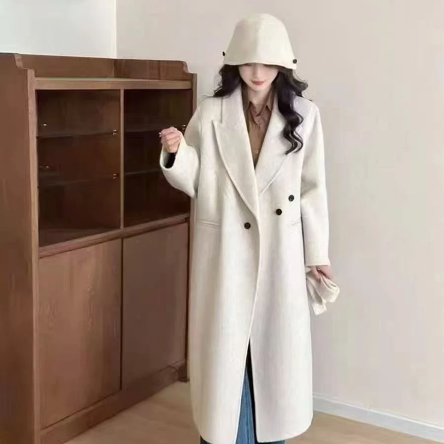 【79-159】小雨 备 羊毛大衣女 （看好款式） [韩咏]