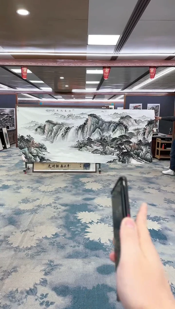 【闪购商品】绘画z邵明义-大丈二-山水国画