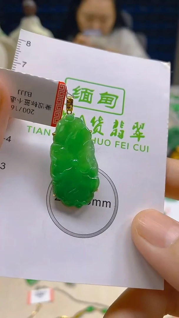 翡翠18K金镶嵌颈饰新号开播 全场乱卖