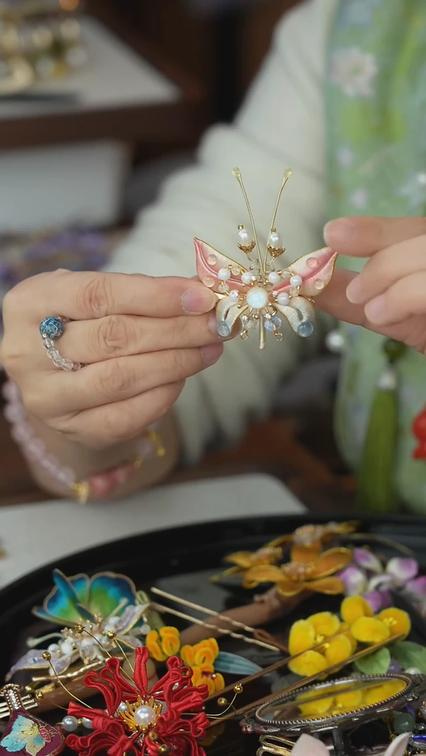 刺绣闪购纯手工非遗国风饰品