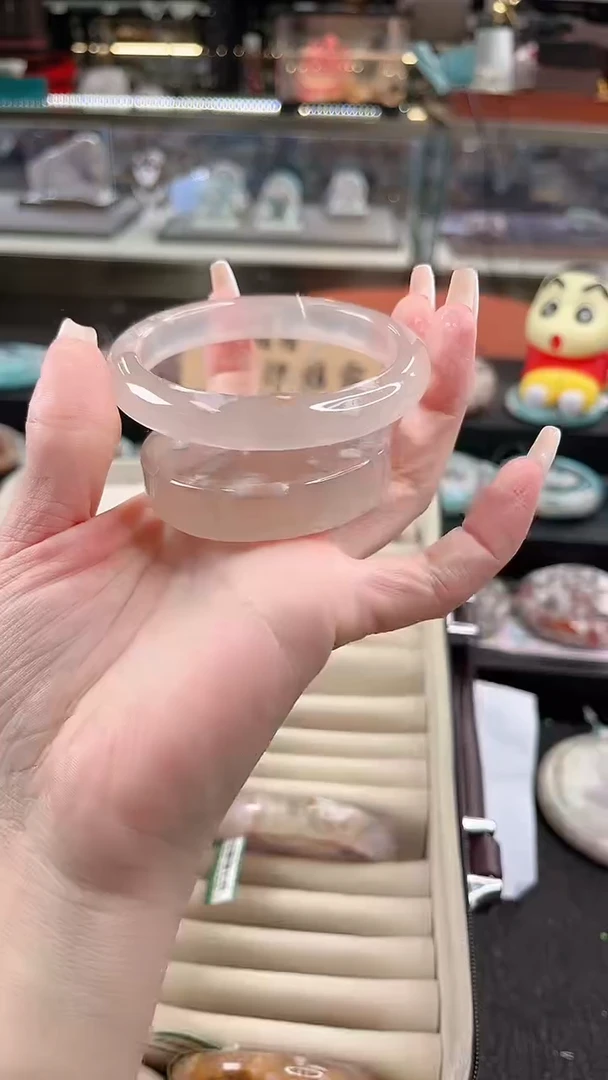 未镶嵌手镯石英质玉60圈口 （赠品镯心）3779048
