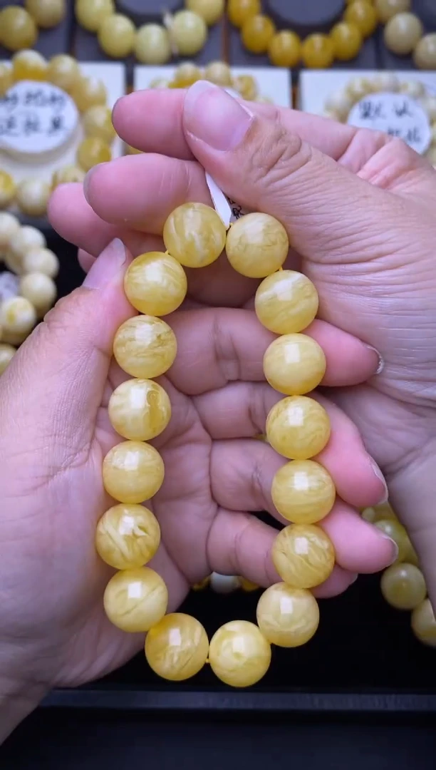 裸石琥珀未镶嵌大小姐珠宝严选111