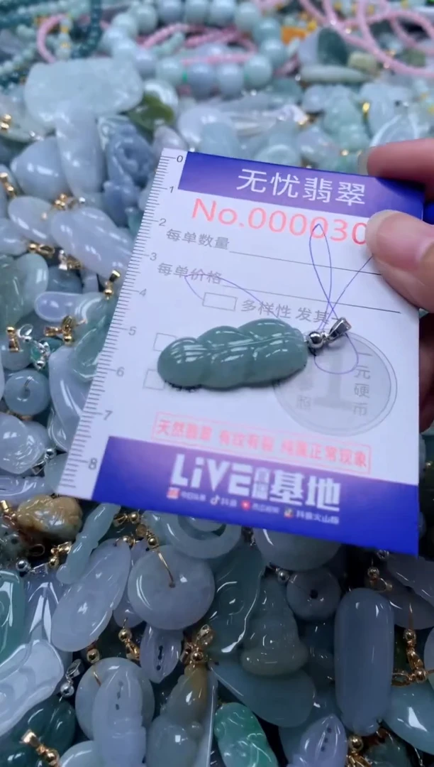 翡翠未镶嵌吊坠(不含链)309