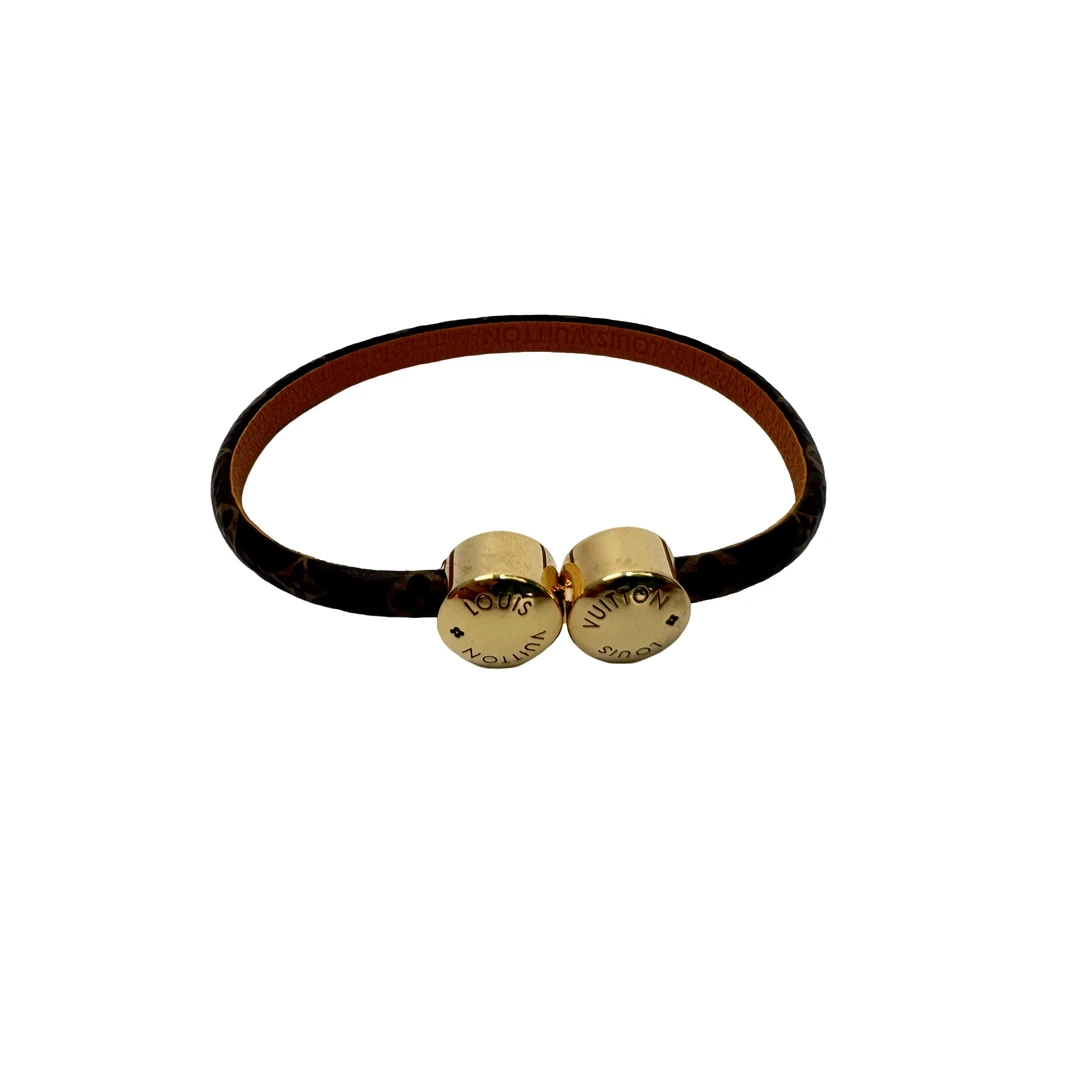 99新 LouisVuitton/路易威登 奢品阁/LV 老花皮手链