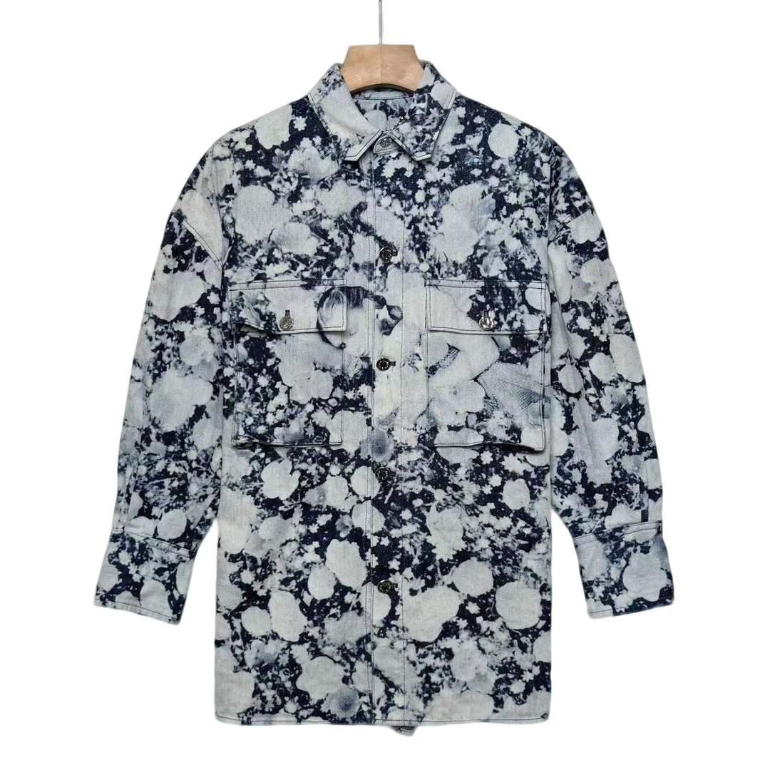 95新 LouisVuitton/路易威登  印花 牛仔 外套/xs码/XG-Y19405