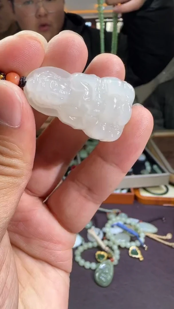 未镶嵌和田玉挂件【陆1206】42 7023