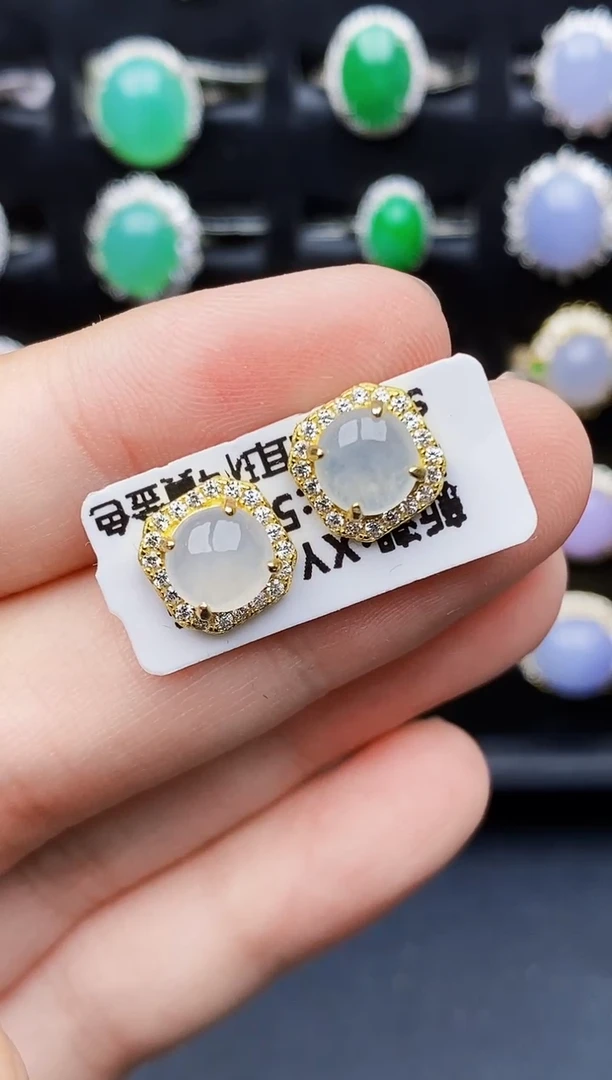 银S925镶嵌戒指翡翠2102